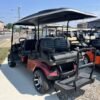 Red 2023 e-z-go express l6 elite lithium golf carts - Image 4