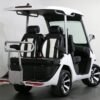 White 2024 Evolution D3 electric golf cart - Image 6